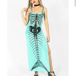 Iron Fist “bone deep” Mesh Maxi Dress - size Large